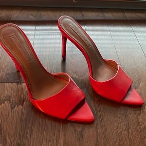 Red Hot BCBG Mule - Like New - Size 8